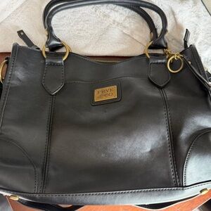 FRYE AND CO. Black Leather Satchel